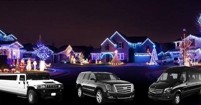 Christmas Light Tour Limo Service Sacramento