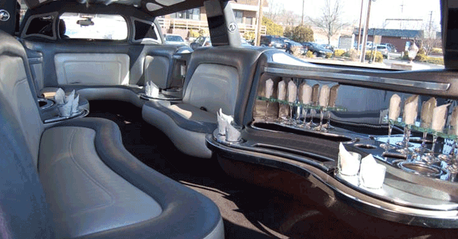 Escalade Limo Sacramento Interior