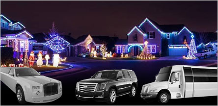 Limo Service Sacramento Christmas Light Tour