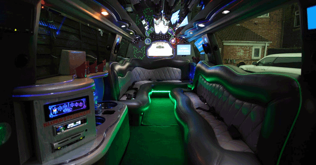 Range Rover Stretch Limo Sacramento Interior