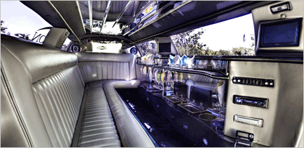 Sacramento Chrysler 300 Limo Interior