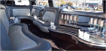 Sacramento Escalade Stretch Limo Interior