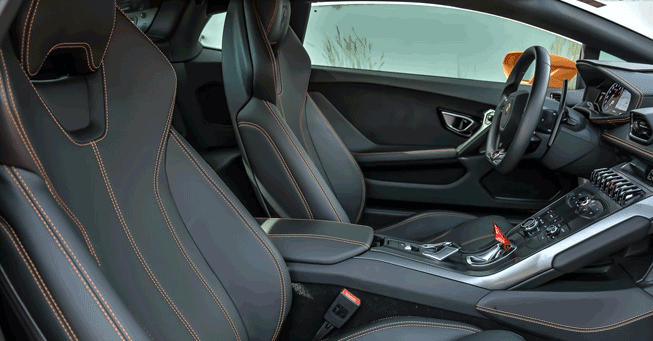 Sacramento Exotic Lamborghini Gallardo Interior