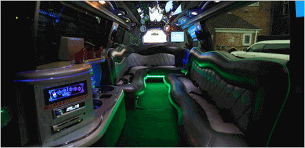 Sacramento Range Rover Limo Interior