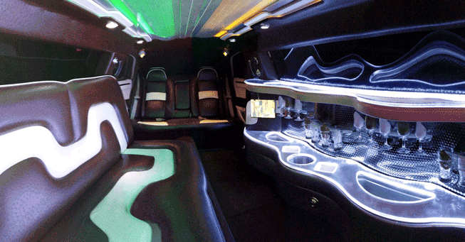Sacramento Rolls Royce Limo Interior